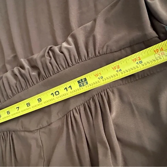 INC Brown Sleeveless Floor Length Dress Perfect for Summer - Picture 4 of 7